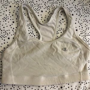 White Champion Sports Bra